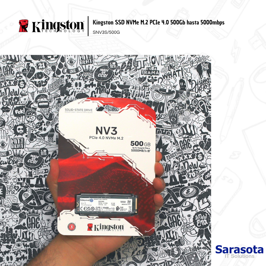 accesorios para electronica - Kingston SSD NVMe M.2 PCIe 4.0 NV3 500Gb  0