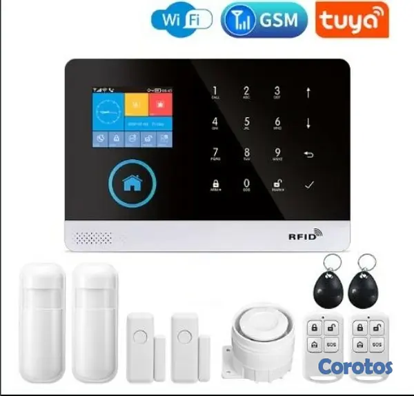accesorios para electronica - Alarma de Seguridad Inalambrica WiFi GSM 2