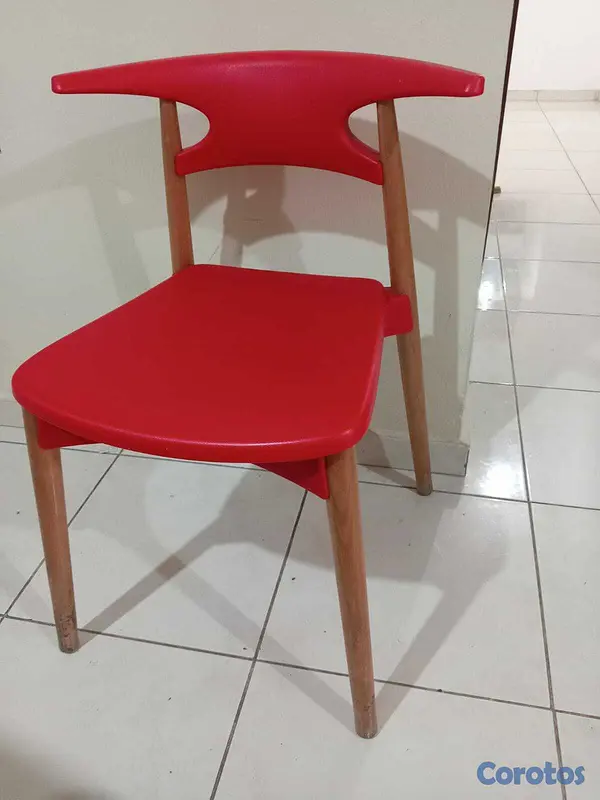 muebles y colchones - Sillas Rojas 3