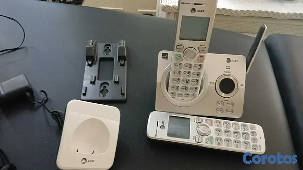 otros electronicos - EN VENTA SET TELEFONO INALAMBRICO DE DOS UNIDADES, 4