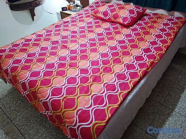 muebles y colchones - Colcha Reversible Full/Twin + Funda  5