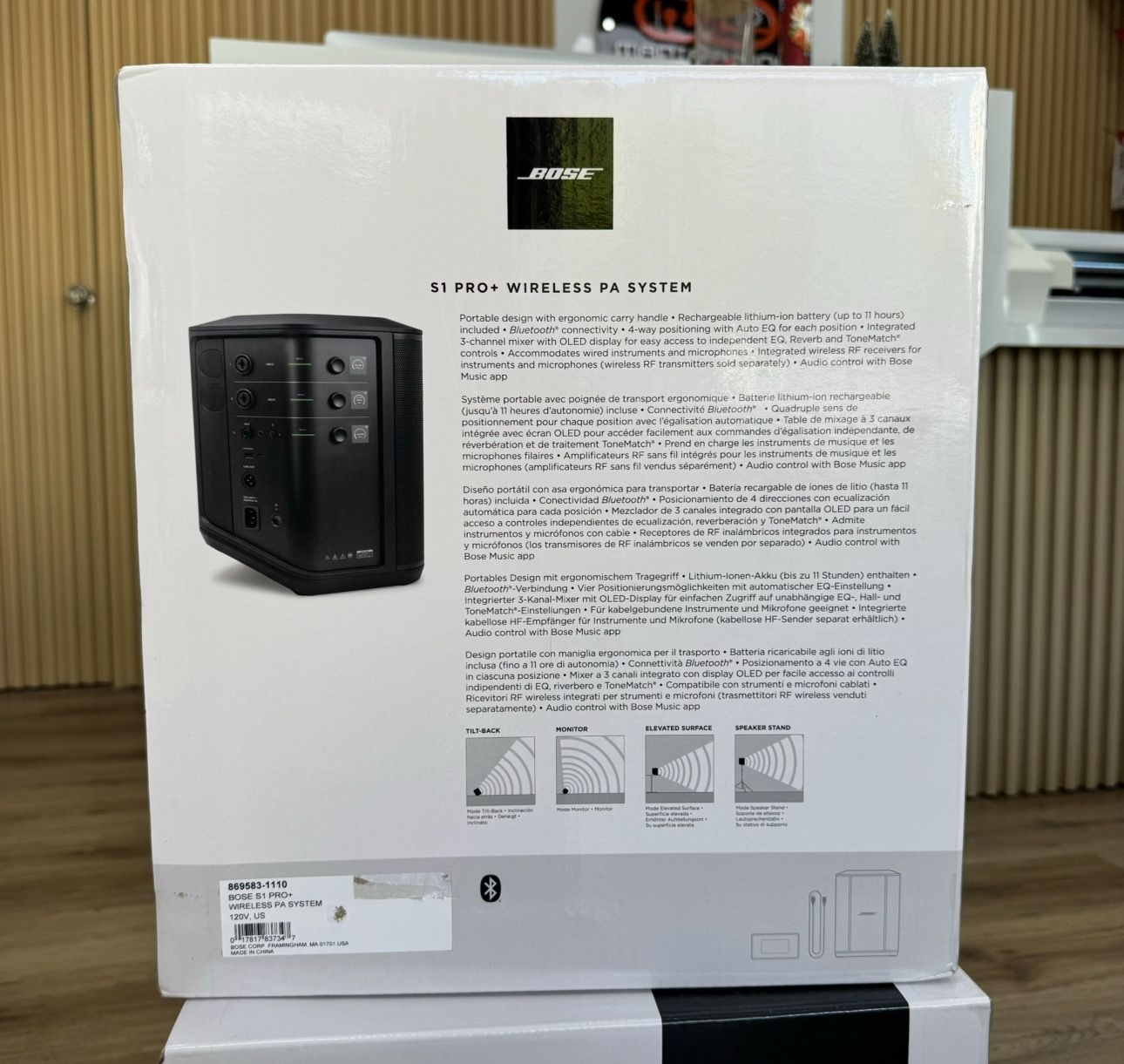 camaras y audio - Altavoz Bose S1 Pro+ Plus Nuevos Sellados  1