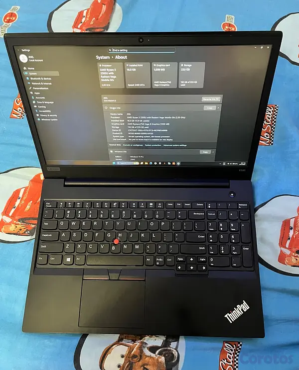 computadoras y laptops - 🔥LAPTOP GAMER 🔥THINKPAD E585 – ¡POTENCIA PURA (16G 3