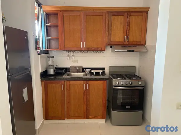 apartamentos - Aparta estudio amueblado con gran terraza privada  4