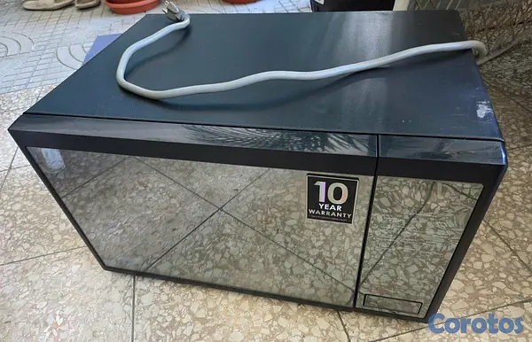 electrodomesticos - Vendo Horno Microondas Samsung Black Mirror  8