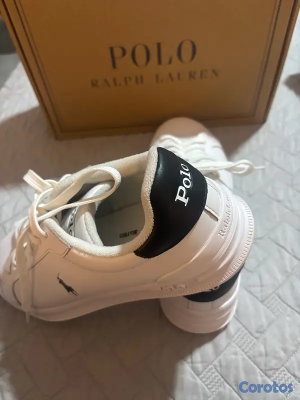 zapatos para hombre - Tenis Ralph Lauren, como nuevos  3