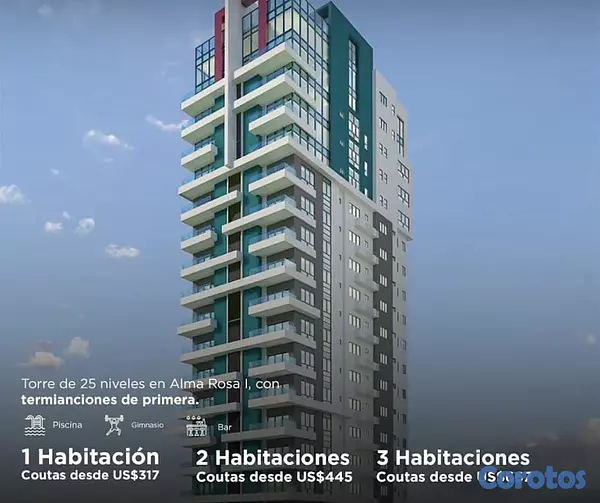 apartamentos - T APARTAMENTO EN VENTA EN ALMA ROSA I- SANTO DOMINGO ESTE 6