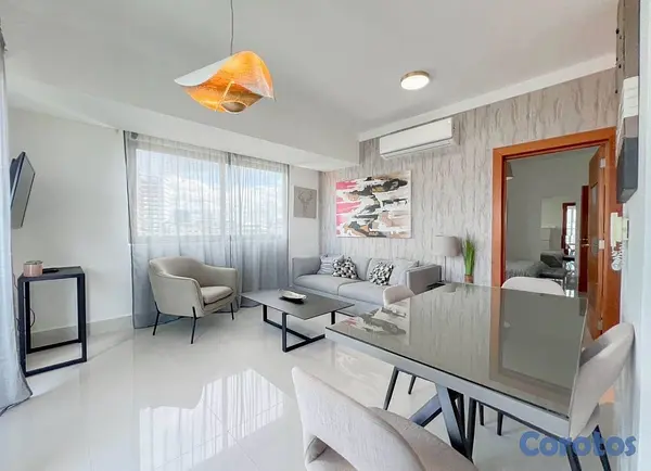 apartamentos - Apartamento en Alquiler de una Habitación Amueblado -Ensanche Naco 2