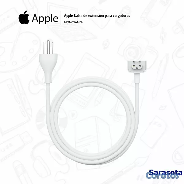 accesorios para electronica - Apple Cable Extension Cargadores MK122CI/A 3