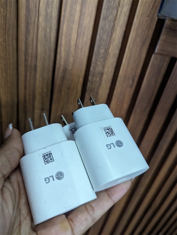 accesorios para electronica - cargador LG original 35W tipo c  2