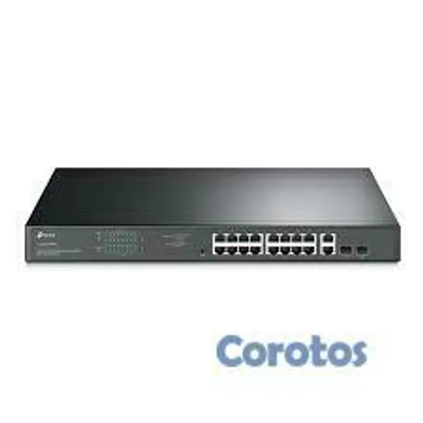 computadoras y laptops - SWITCH 18 PUERTOS TP-LINK   18 PUERTOS Y 16 POE+ 2