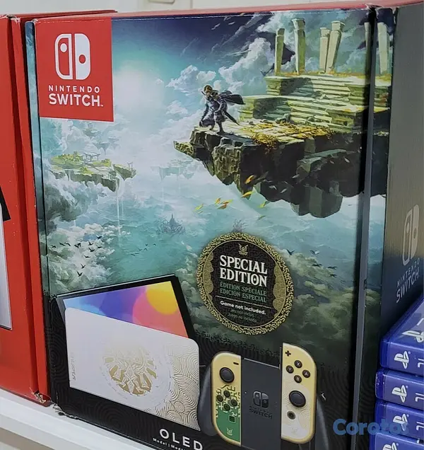 consolas y videojuegos - Nintendo Switch Oled Edicion zelda Con un juego 2