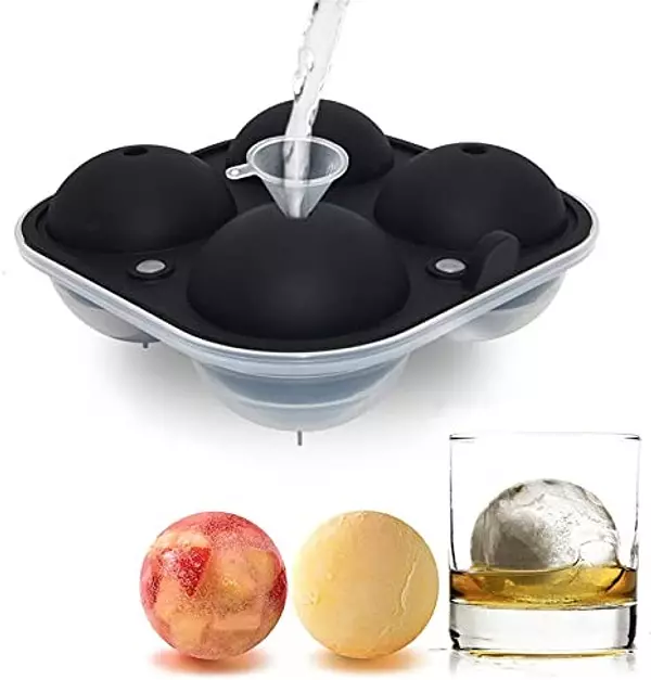 cocina - Molde de Silicón para esferas de hielo hielera 4