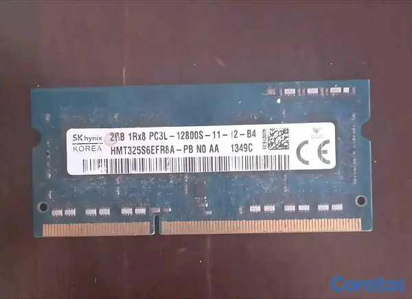 computadoras y laptops - Memoria RAM SK hynix 2GB DDR3L SODIMM PC3L-12800 para laptop 3