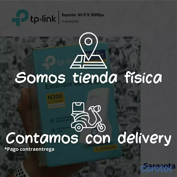 accesorios para electronica - TP-Link Repetidor Wifi WA850RE 3