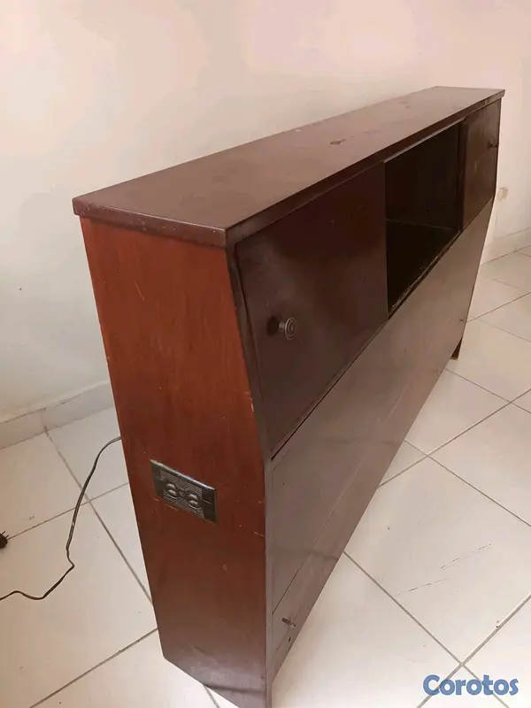 muebles y colchones - espaldar caoba cama queen 3
