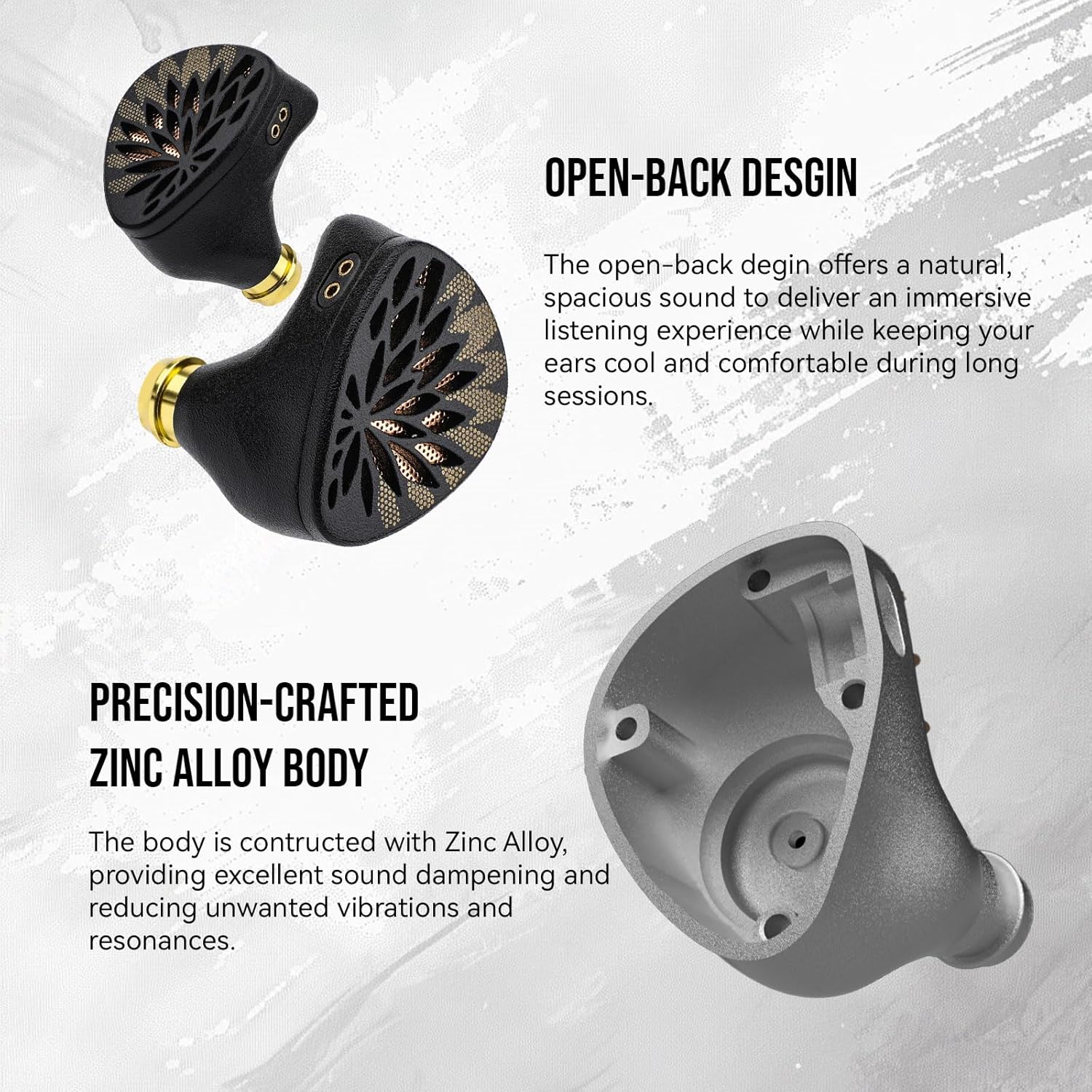 camaras y audio - TANGZU YU XUAN JI auriculares IEM 10mm TPLX DD 3.5 3