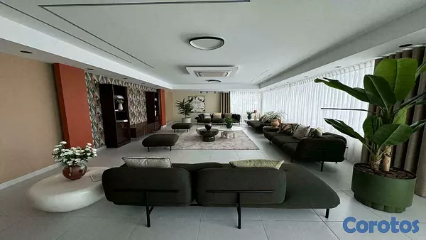 apartamentos - BELLA VISTA, SE VENDE ALQUILADO PARA INVERSION IMPONENTE TORRE EXCELENTE AREAS S 4