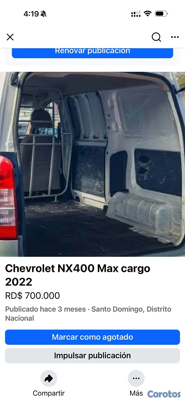 otros vehiculos - Chevrolet N400, 2022 5