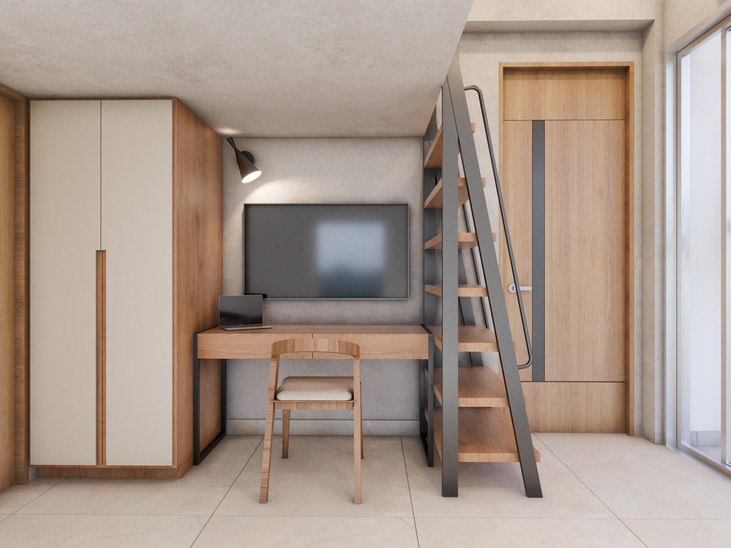 apartamentos - VENTA APARTAMENTO TIPO ESTUDIO TOTALMENTE AMUEBLADO-NACO 7