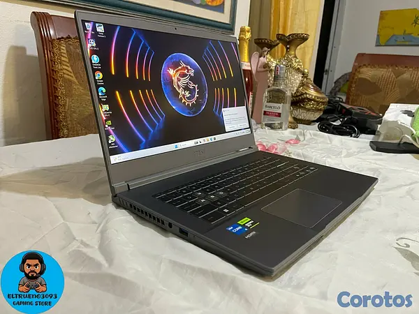 computadoras y laptops - Laptop gaming MSI Thin 15 I5 13TH, RTX 4050, SSD 5 4