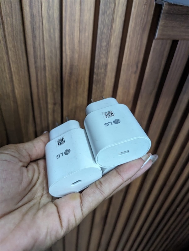accesorios para electronica - cargador LG original 35W tipo c  3