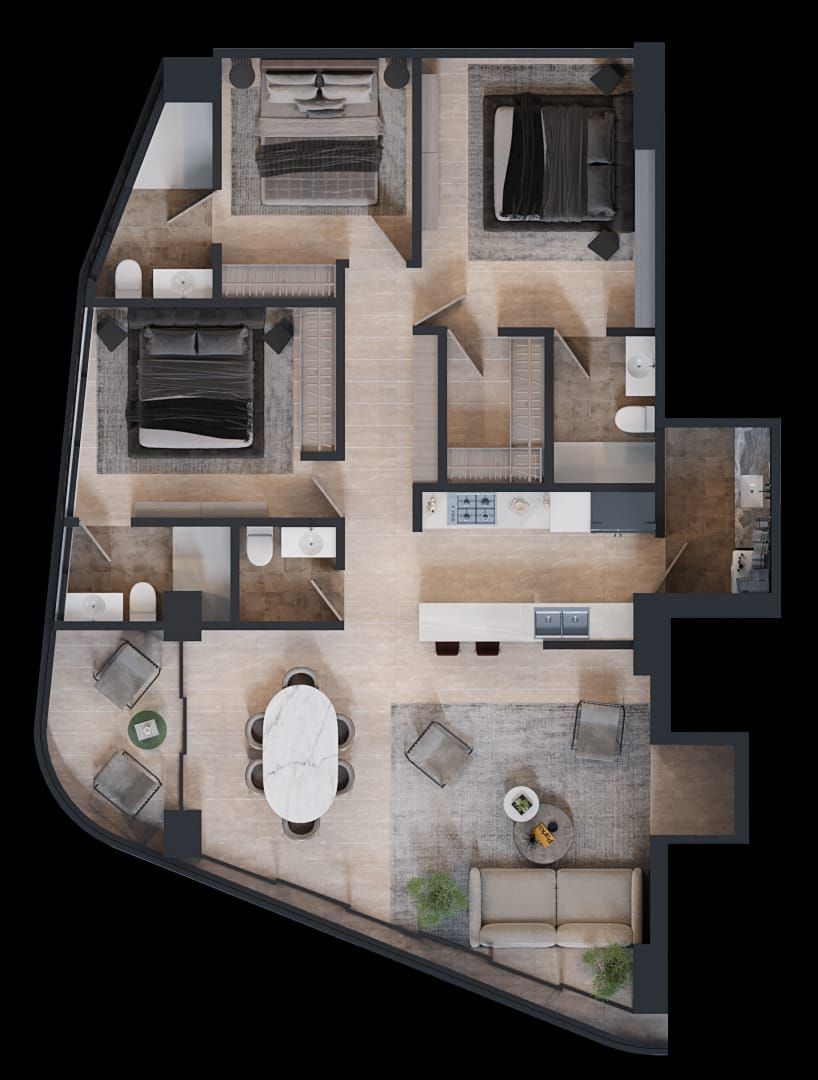 apartamentos - Proyecto En La Esmeralda, Santiago 7