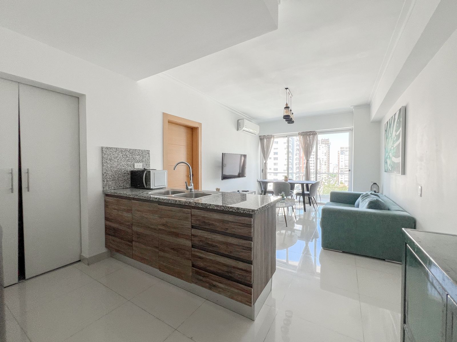apartamentos - Piantini, Apartamento Amueblado En Alquiler 3
