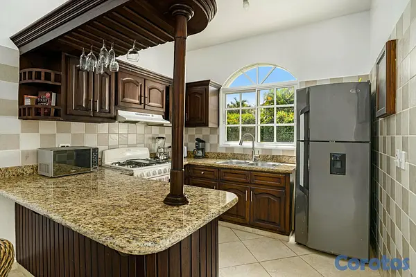 casas vacacionales y villas - Villa en venta en Sosua amueblada 3