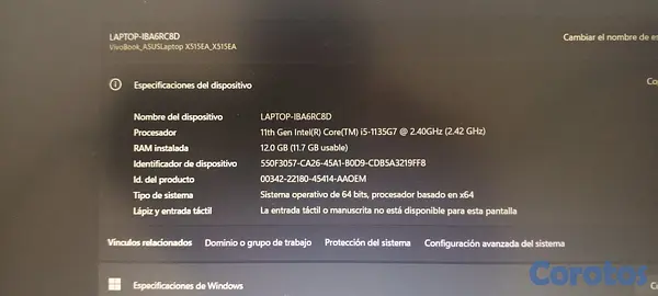 computadoras y laptops - Laptop VivoBook X515E Negociable 2