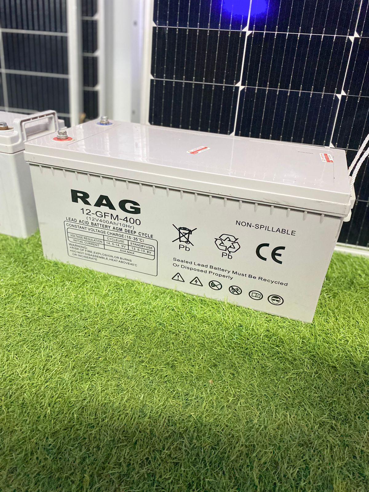 otros electronicos - Baterías Rag 12 Volt/ 400 AH libres de mantenimiento disponible ✔️ 0