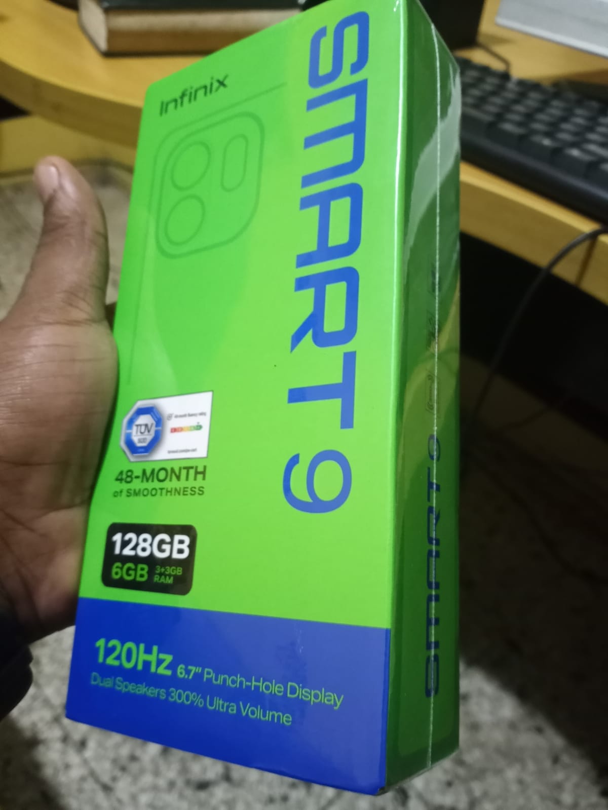 celulares y tabletas - Smart 9 128gb, 8gb de Ram verde nuevo con su caja y todos sus accesorios. 0