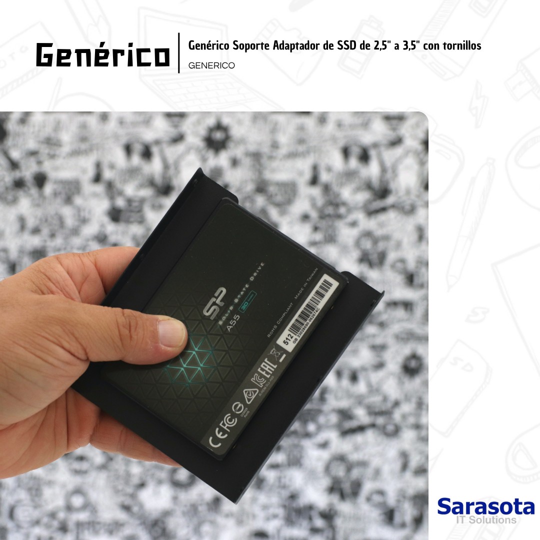 accesorios para electronica -  Adaptador o Rack para HDD o SSD de 2.5" 1