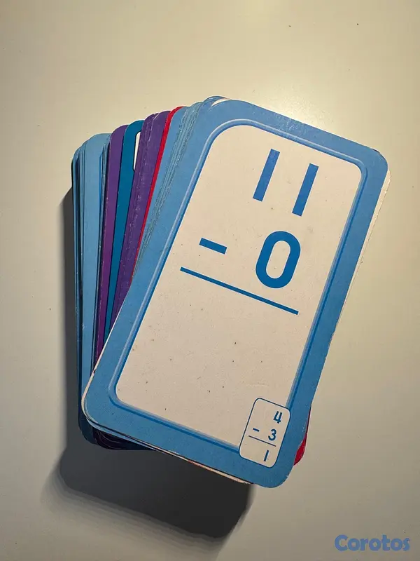 juguetes - Tarjetas didácticas de suma, resta multiplicación y división  3
