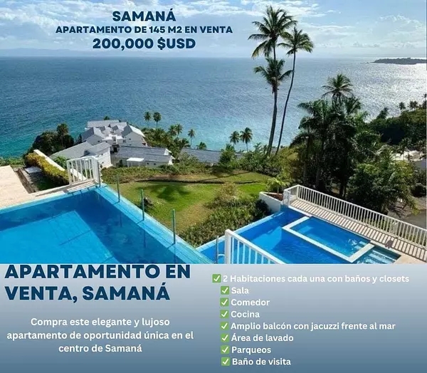 apartamentos - Apartamento amueblado frente al mar en Samaná 9
