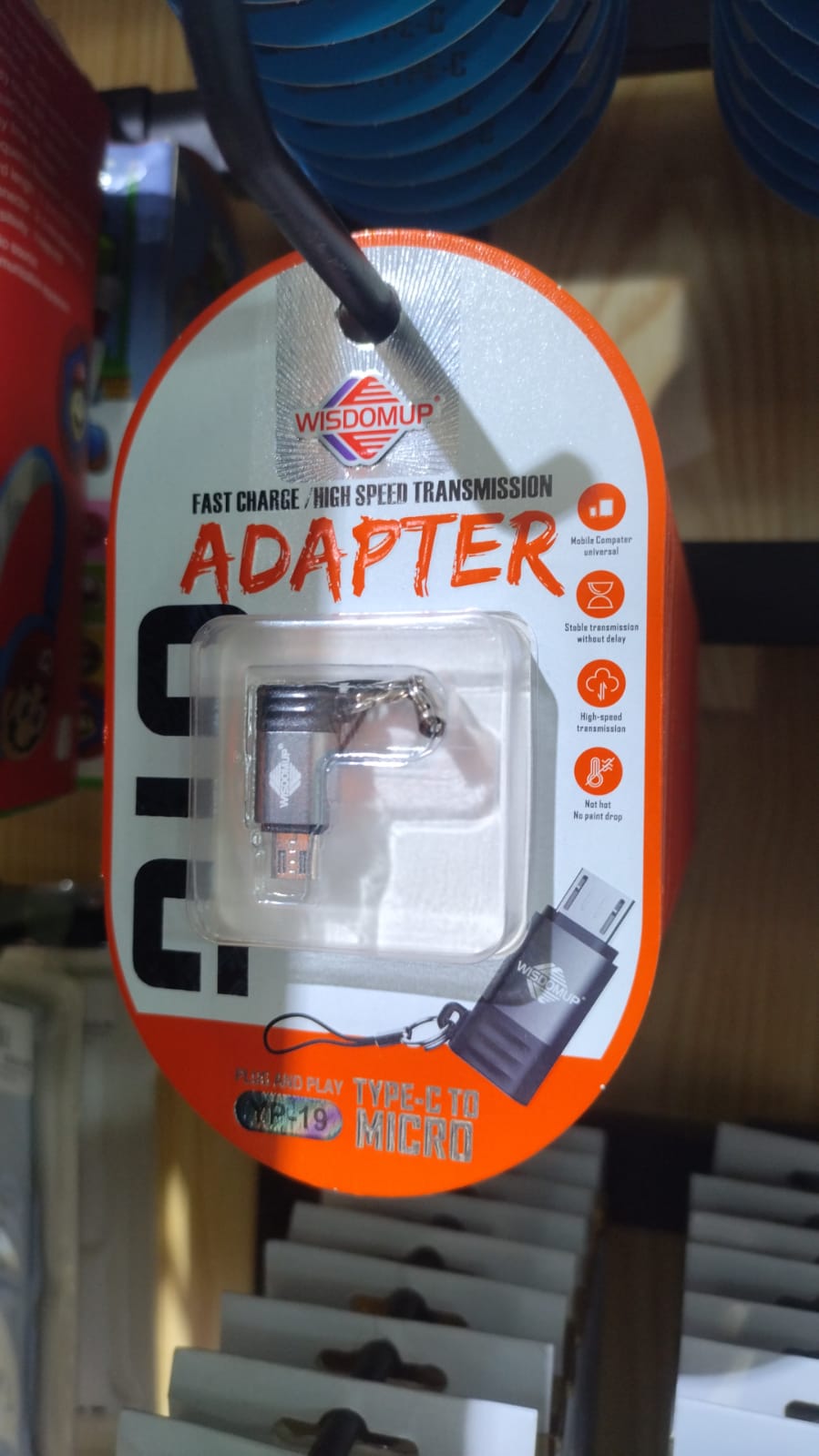 accesorios para electronica - ADAPTADOR OTG TYPE C TO MICRO WISDOMUP YP19