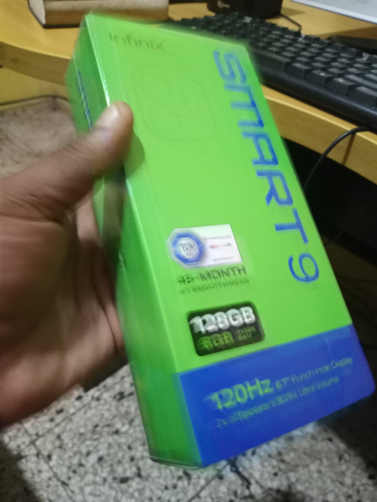 celulares y tabletas - Smart 9 128gb, 8gb de Ram verde nuevo con su caja y todos sus accesorios. 1