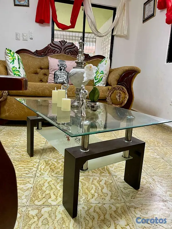 muebles y colchones - Juego de Sala Completo + Mesa de Centro 3