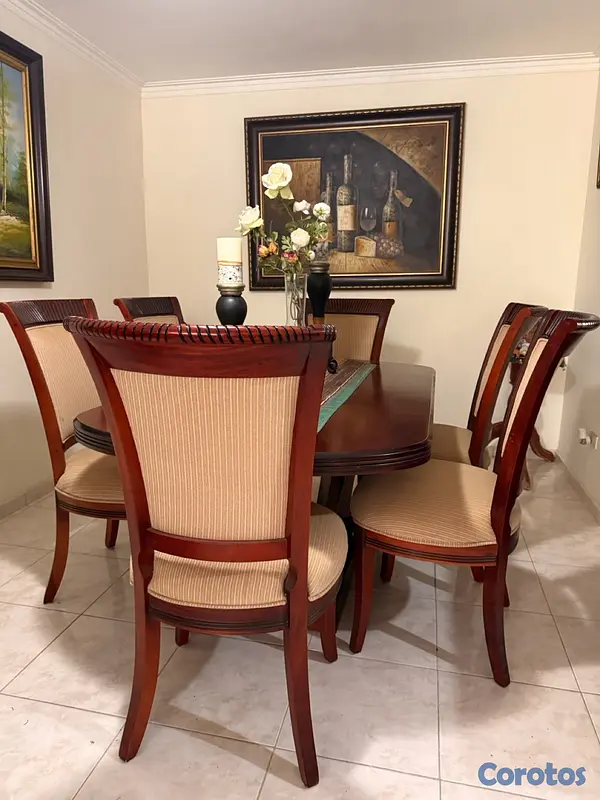 muebles y colchones - vendo juego de comedor perla  2