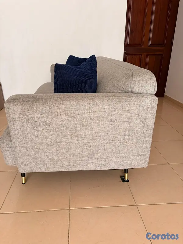 muebles y colchones - Sofá color gris 2