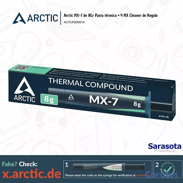accesorios para electronica - Arctic Pasta Térmica MX-7 8gr 2