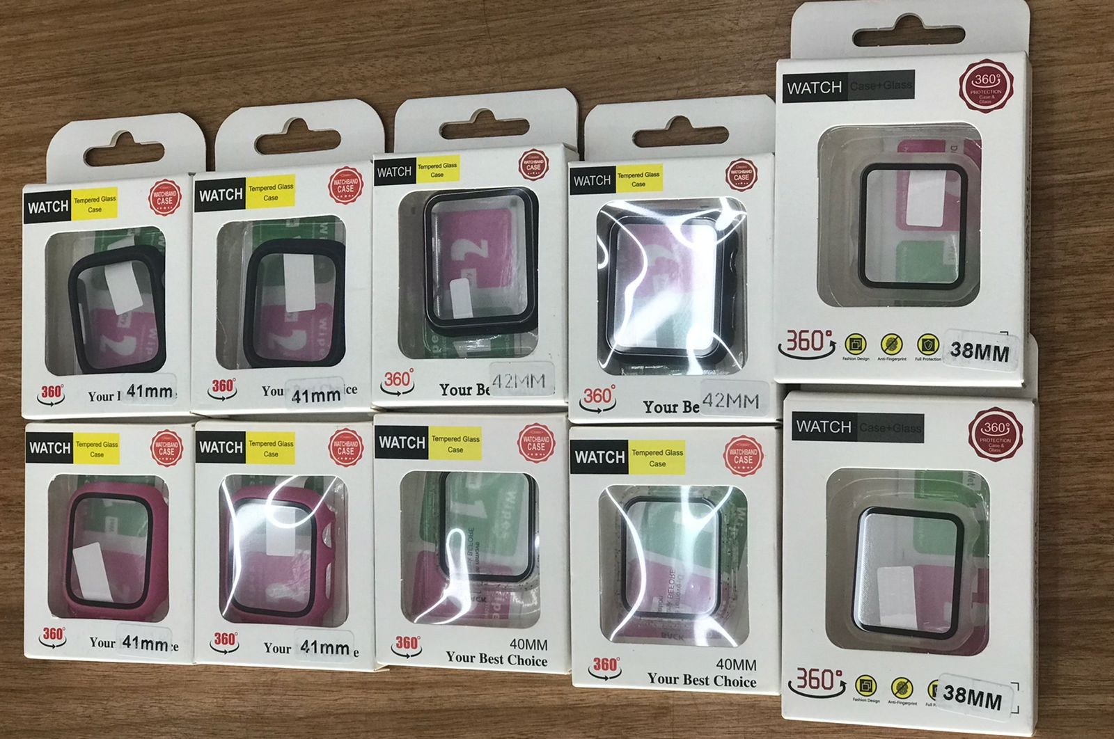 accesorios para electronica - PROTECTOR DE BORDES Y PANTALLA APPLE WATCH  0