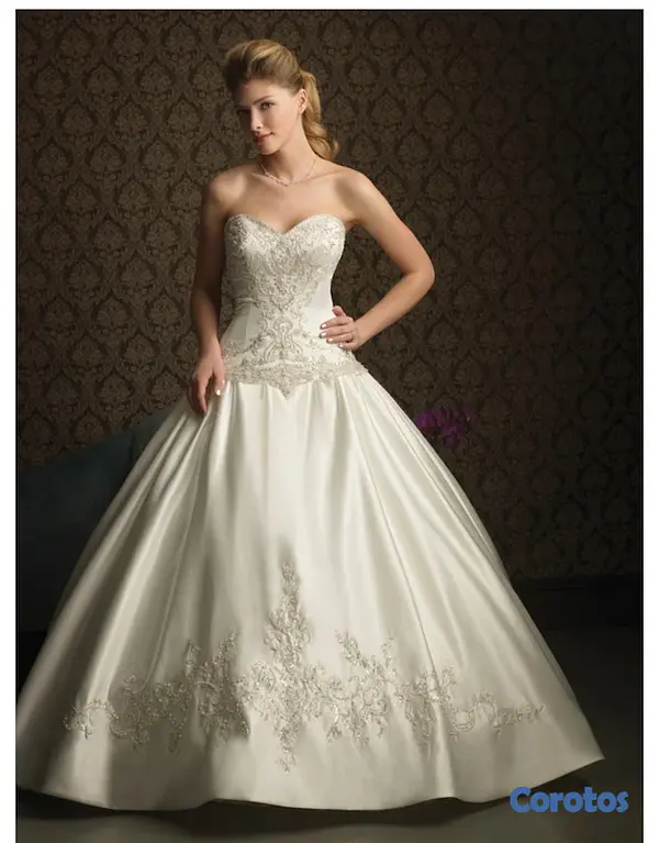 ropa para mujer - Vestido de novia corte princesa
 3