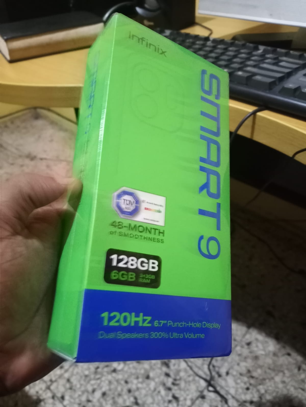 celulares y tabletas - Smart 9 128gb, 8gb de Ram verde nuevo con su caja y todos sus accesorios. 2