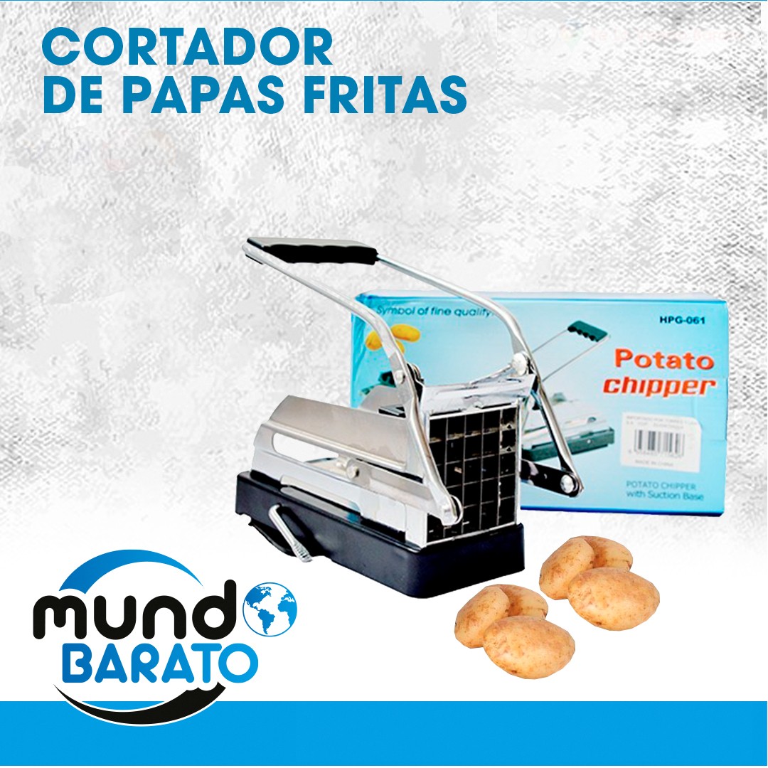 cocina - Maquina Cortadora De Papas Fritas Y Vegetales. Pela papas de METAL FUERTE