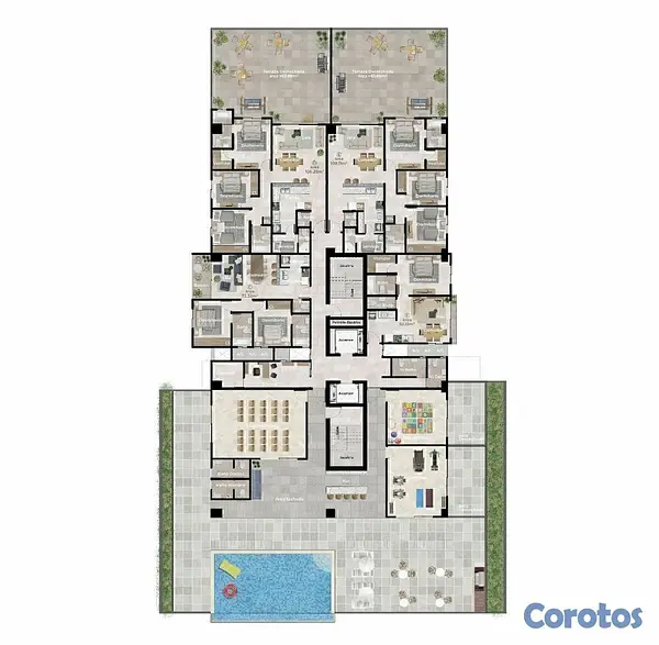 apartamentos - Vision tower 2.0 alma rosa I, ph tipo F, diciembre 4