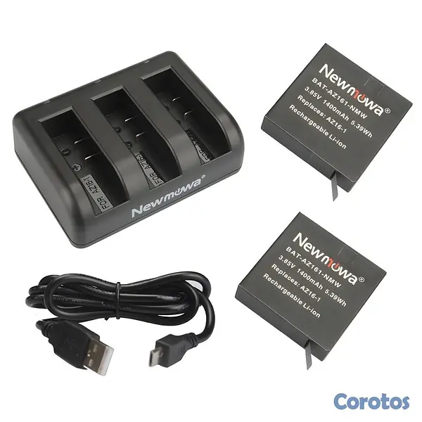 camaras y audio - Cargador Baterías Cámara GoPro Hero 4 HD - Doble U 1
