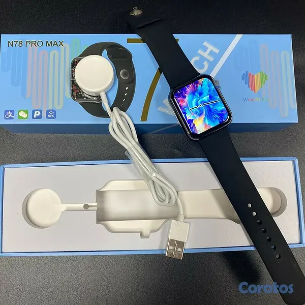 accesorios para electronica - Reloj inteligente N78 PROMAX serie 7 con carga inalambrica 45 mm
 2