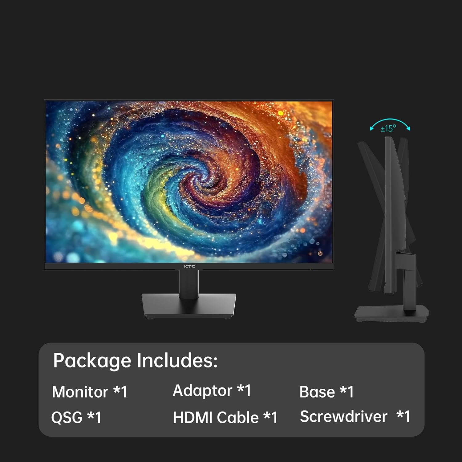 computadoras y laptops - MONITOR KTC GAMING 24PULG 1080P HDMI VGA 5