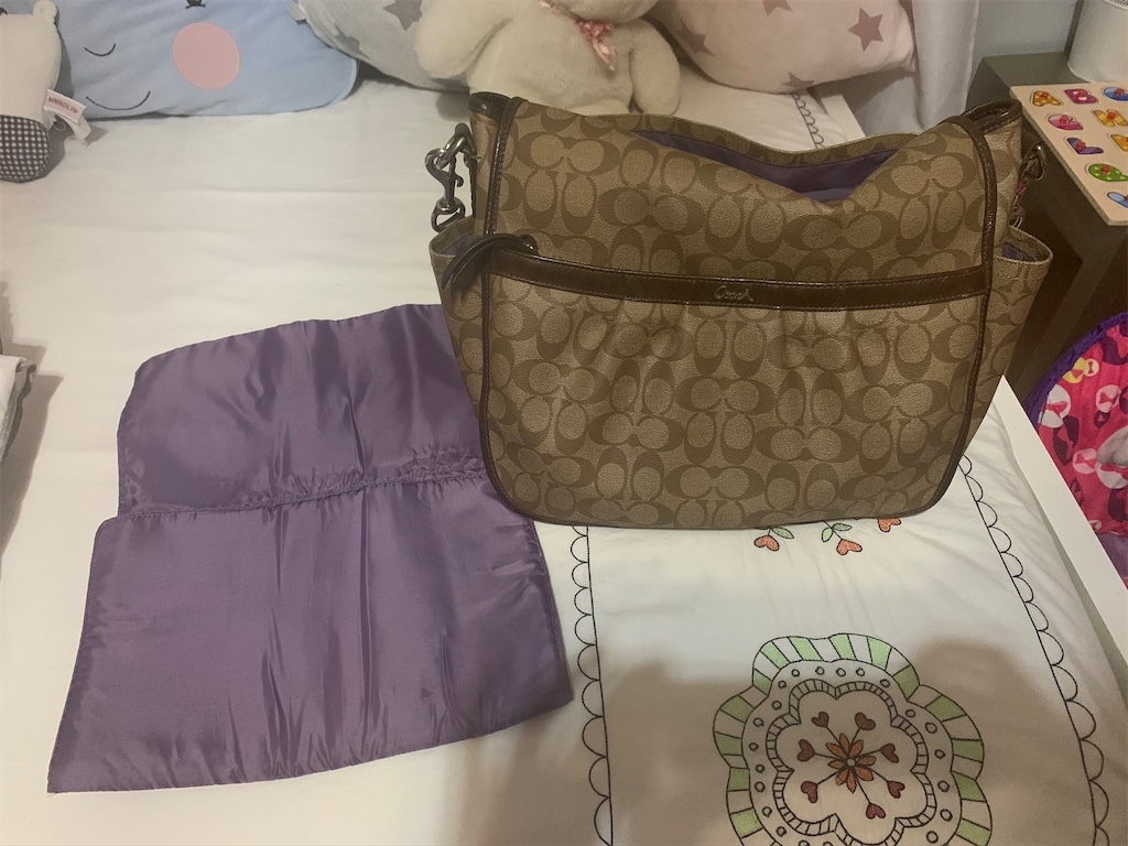 accesorios - Pañalera Coach en excelentes condiciones 5